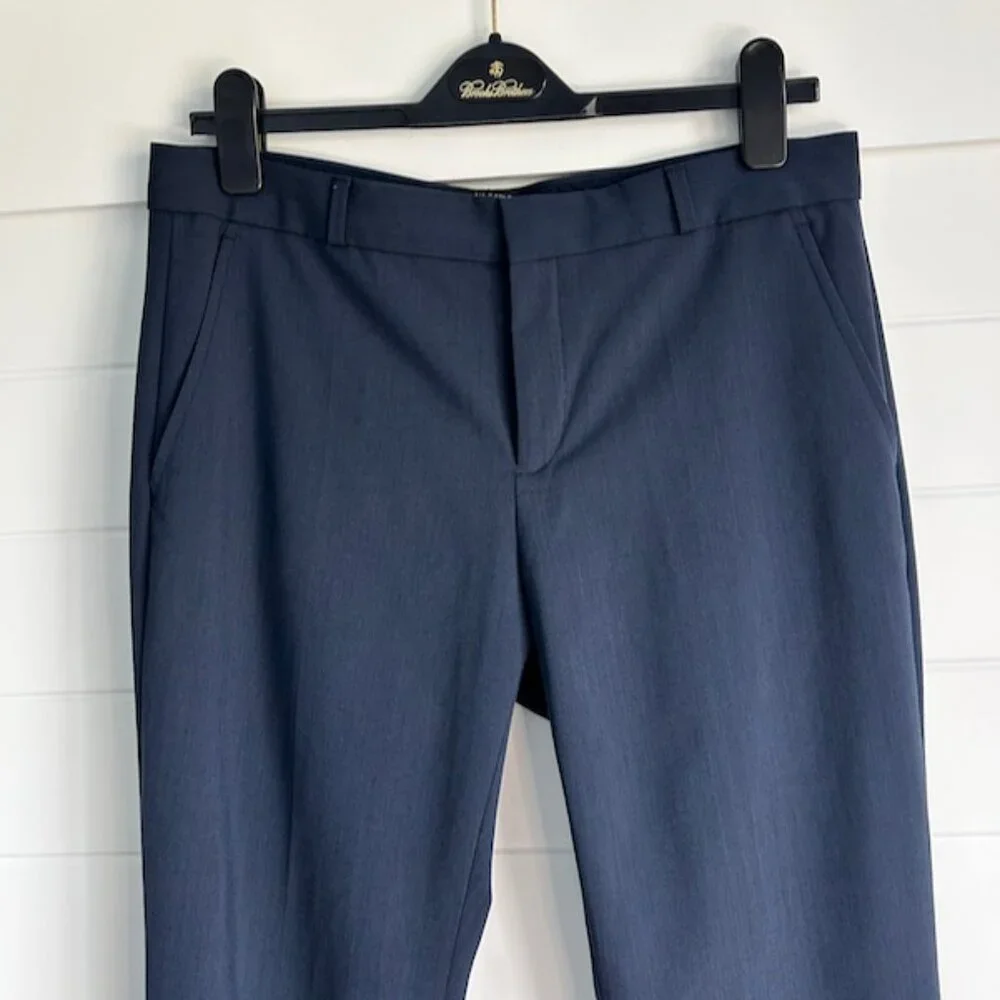 Banana Republic Ryan Fit Blue Straight Leg Trouser Pant Size 8 - Picture 5 of 8